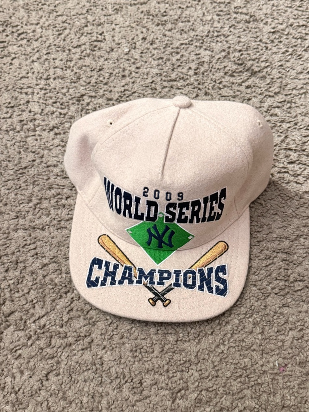 Beige 2009 World Series Champions Baseball Cap